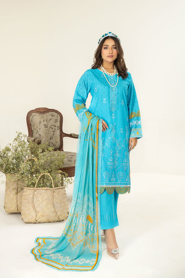 SBT-22 - SAFWA BOTANIC EMBROIDERED COLLECTION