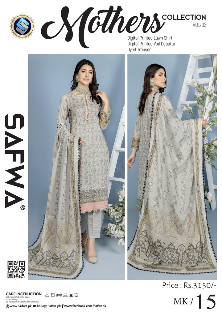 MK-15 -SAFWA MOTHER LAWN COLLECTION VOL 02 - SAFWA Brand