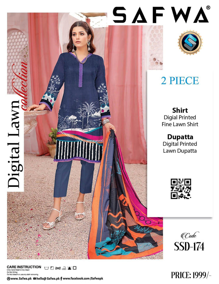 SSD-174 - DIGITAL PRINTS SHIRT DUPATTA COLLECTION VOL 02 Dresses | Dress Design | Pakistani Dresses | Online Shopping in Pakistan
